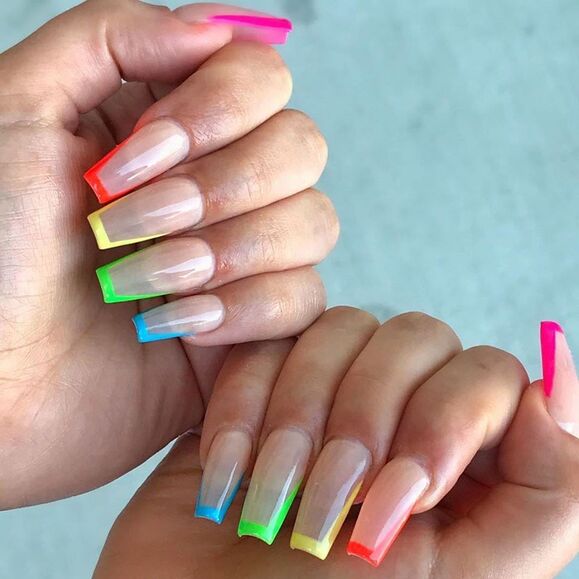 sns nail color